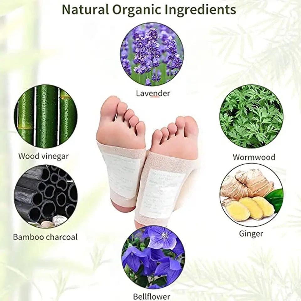10 Pcs Foot Detox Patch, Detoxification Foot Sticker, Kinoki Detox Foot Patches 10 Pcs Foot Detox Patch, Detoxification Foot Sticker, Kinoki Detox Foot Patches